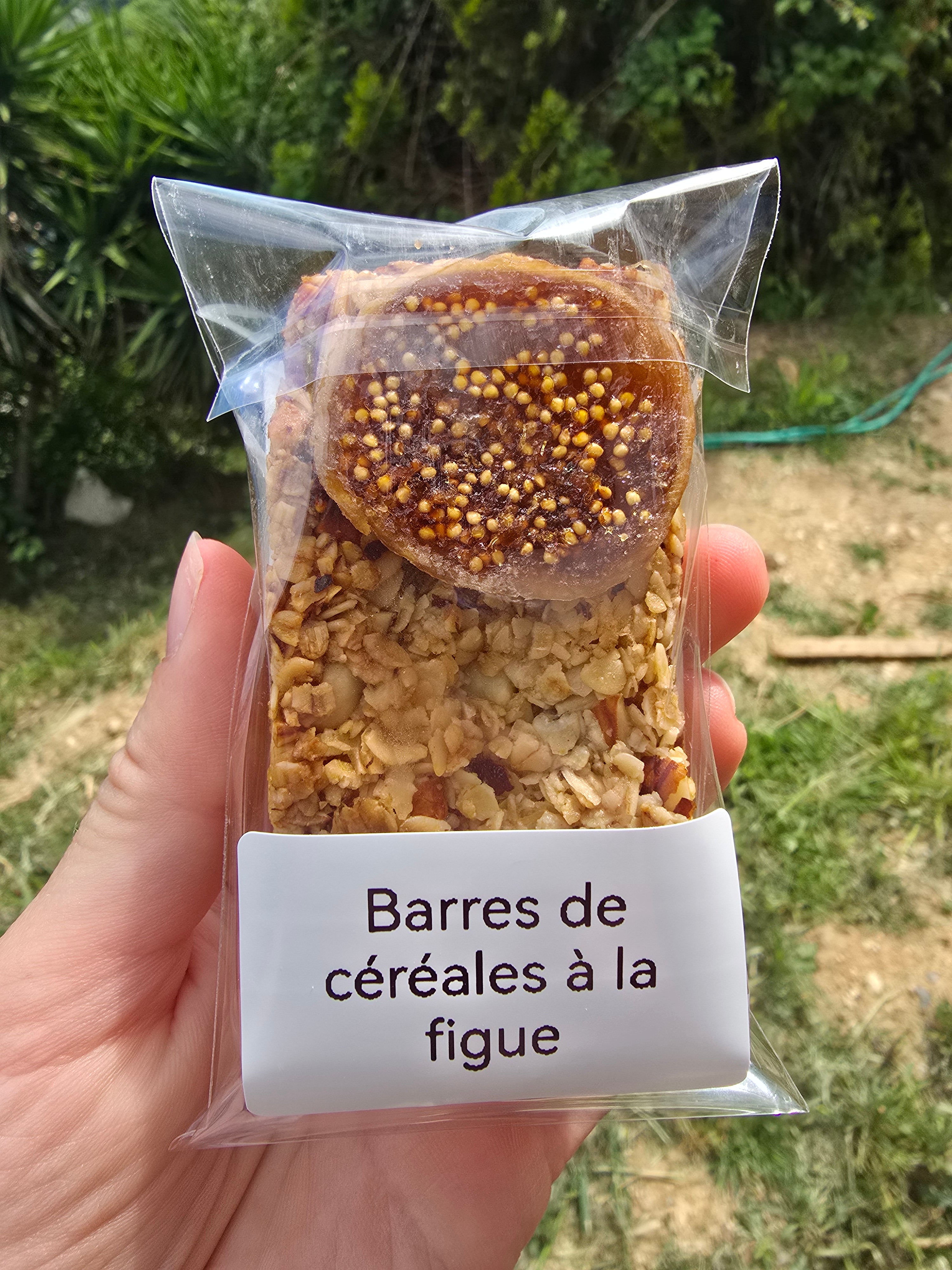 Barres de céréales à la figue (1 barre de 55g)