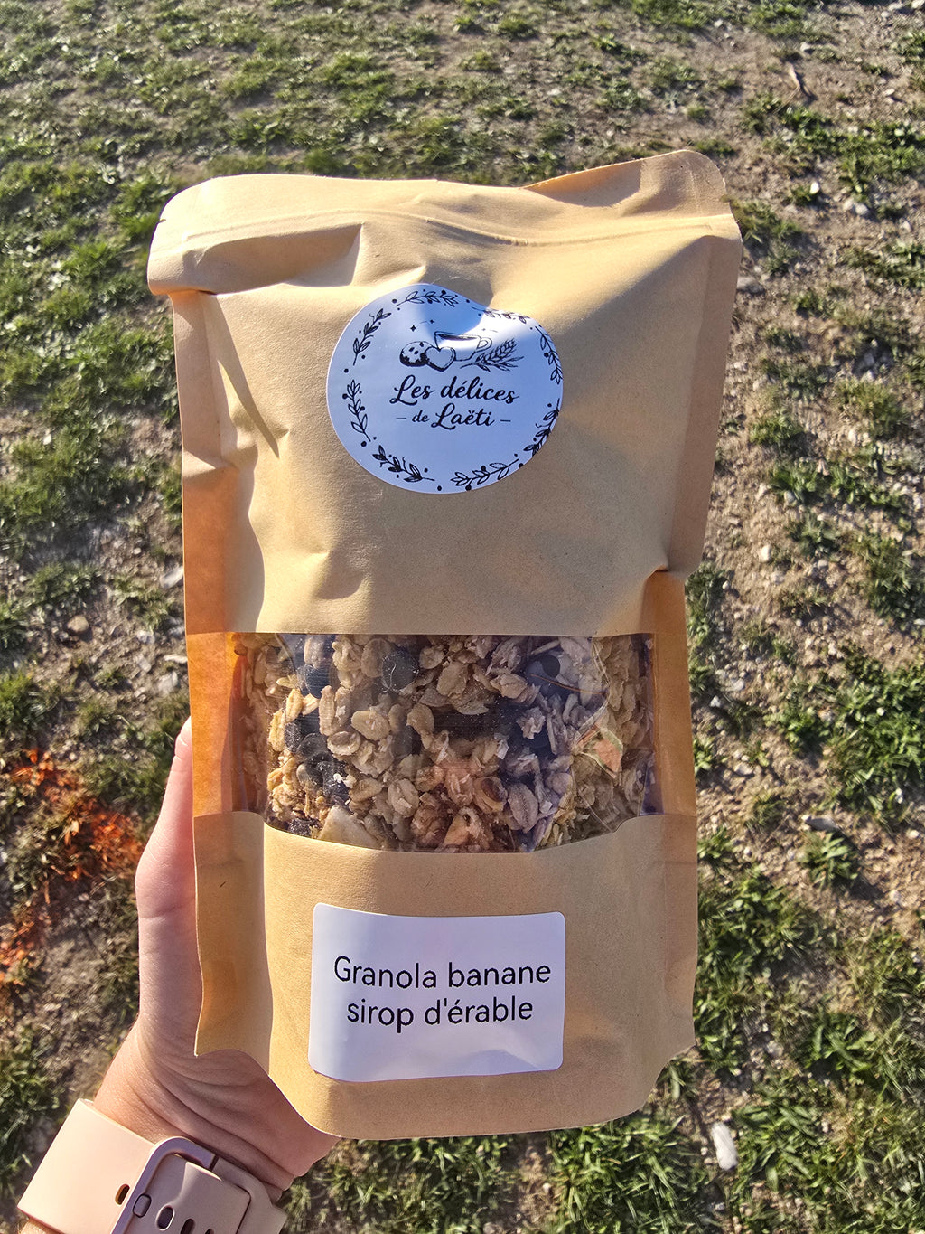 Granola banane / sirop d'érable (300g)