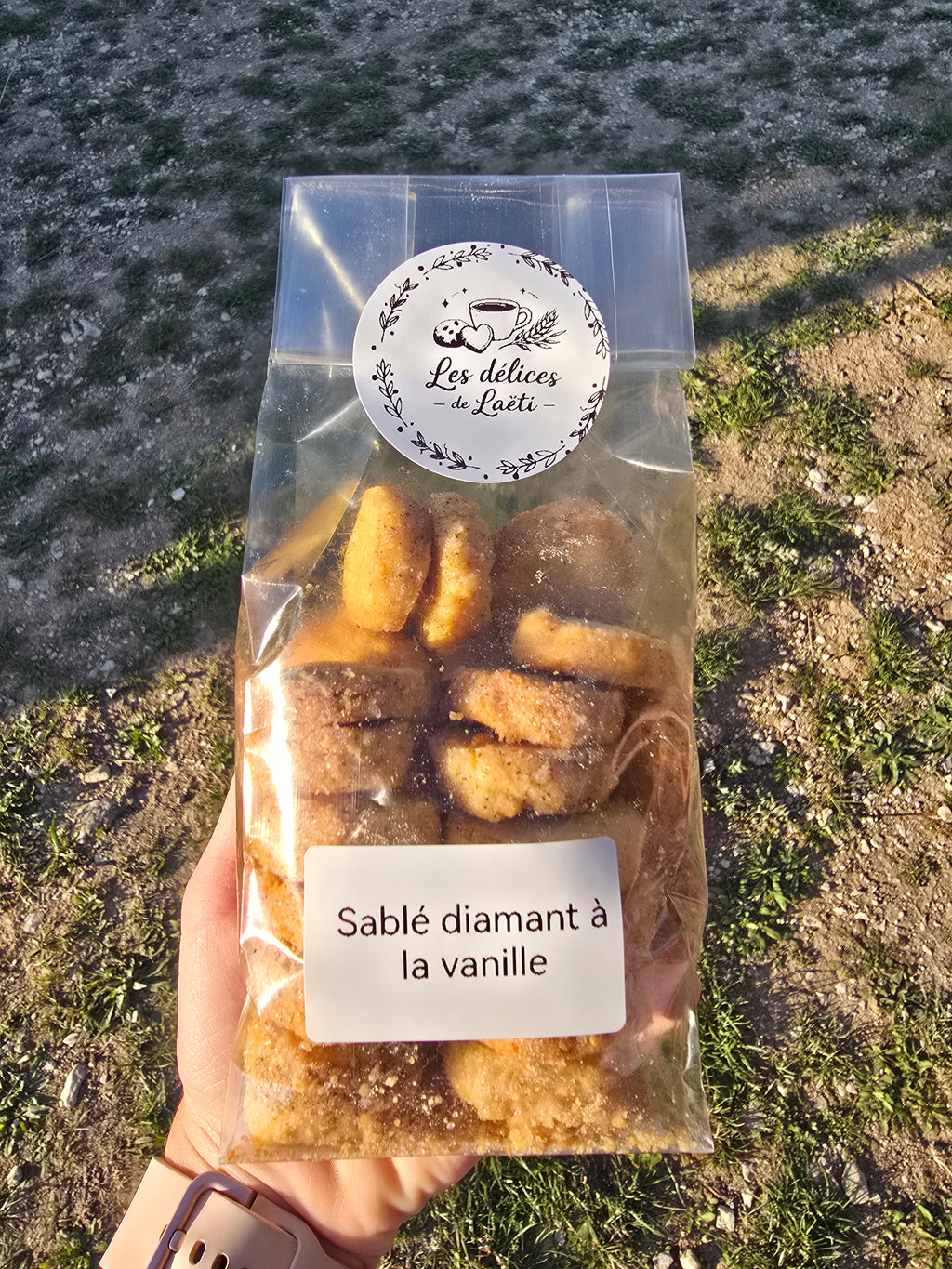 Sablé diamant à la vanille (200g)
