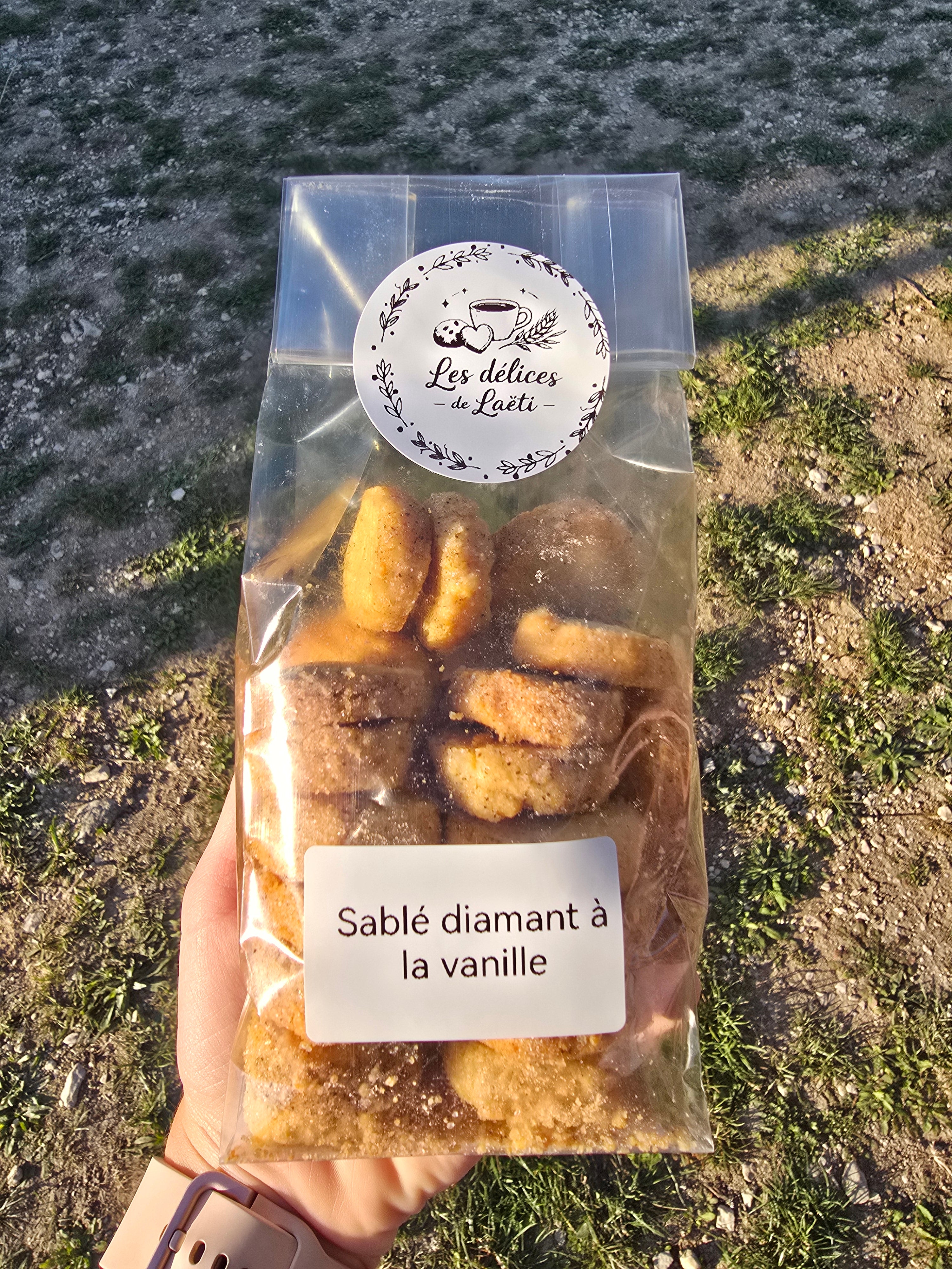 Sablé diamant à la vanille (200g)
