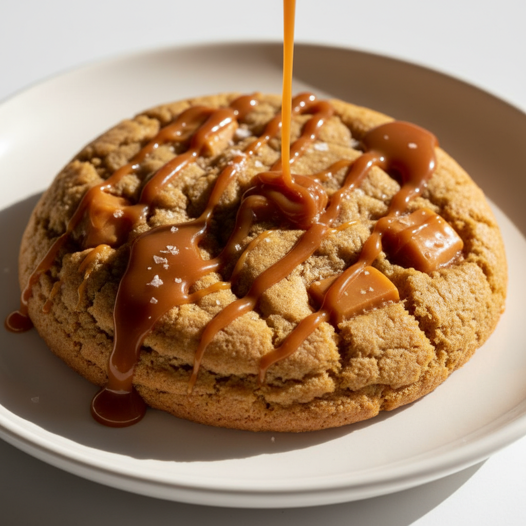 Cookie au caramel
